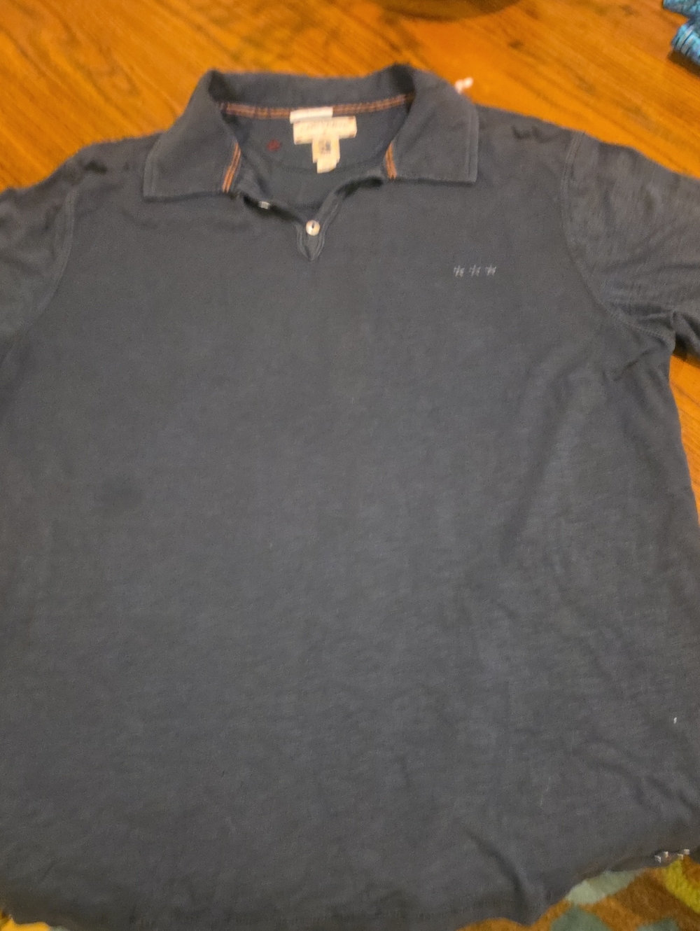 Converse Men's Dark Blue Polo with Subtle Embroidery